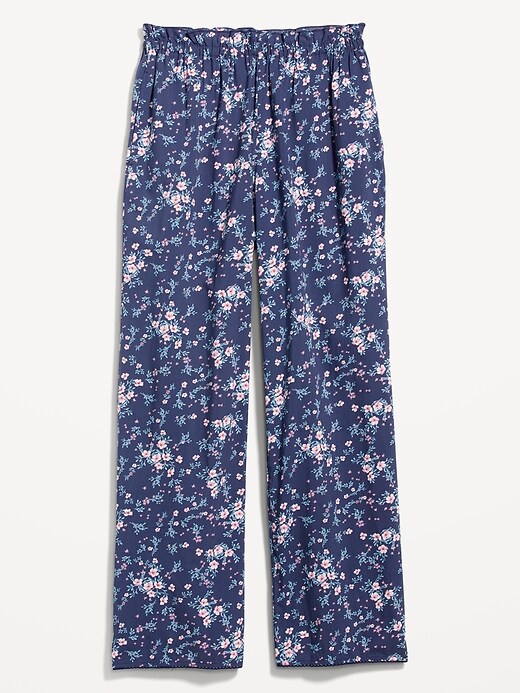 me Women's Floral Print Crop Sleep Pants - Pale Banana - Size 8