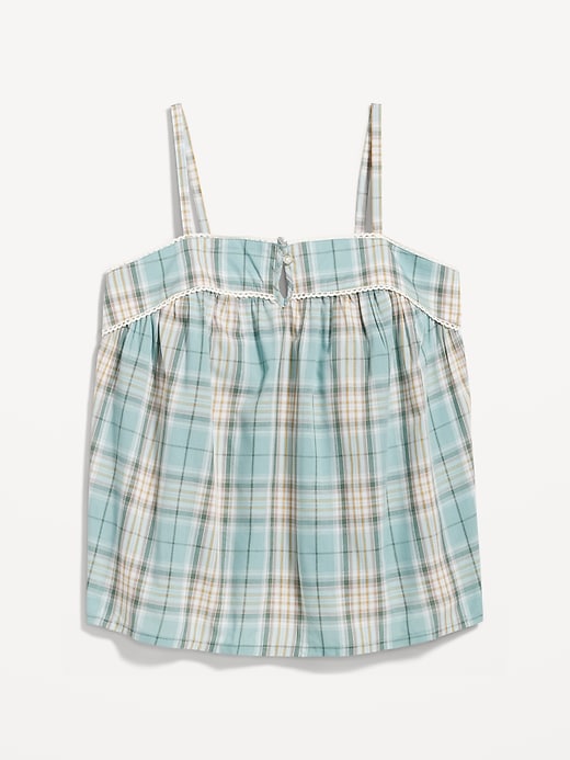 Image number 4 showing, Striped Smocked Pajama Cami Swing Top