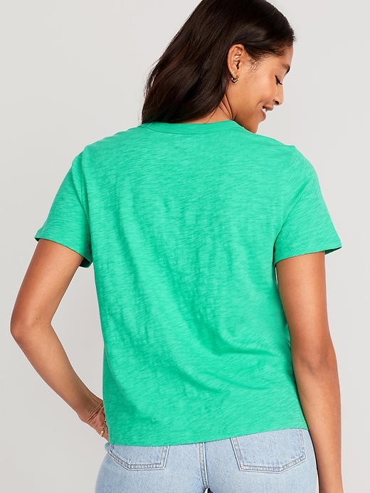L'image numéro 2 présente T-shirt passe-partout ras du cou pour Femme