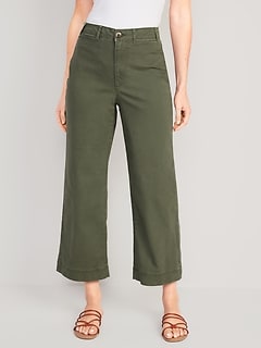 Shop Plus Size Natural Relaxed Pant in Green