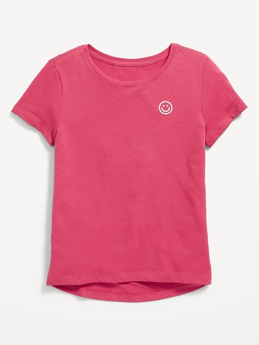 View large product image 1 of 1. Softest Scoop-Neck Graphic T-Shirt for Girls