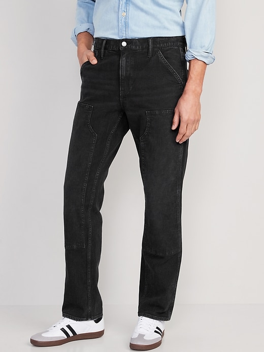 Image number 1 showing, 90’s Straight Built-In Flex Workwear Carpenter Jeans