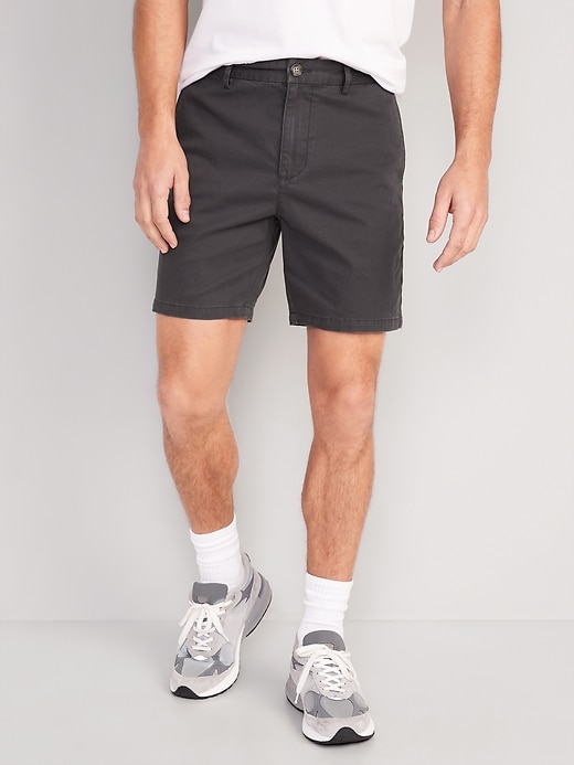 View large product image 1 of 1. Slim Built-In Flex Ultimate Chino Shorts -- 7-inch inseam