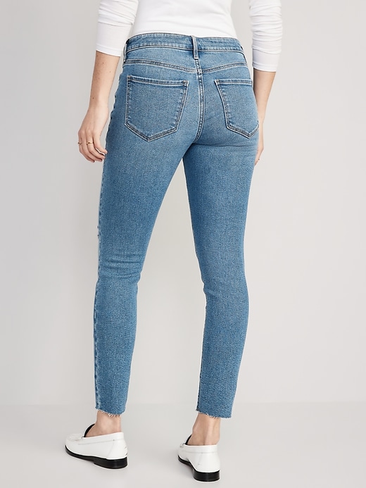 Image number 2 showing, Mid-Rise Rockstar Super-Skinny Ankle Jeans