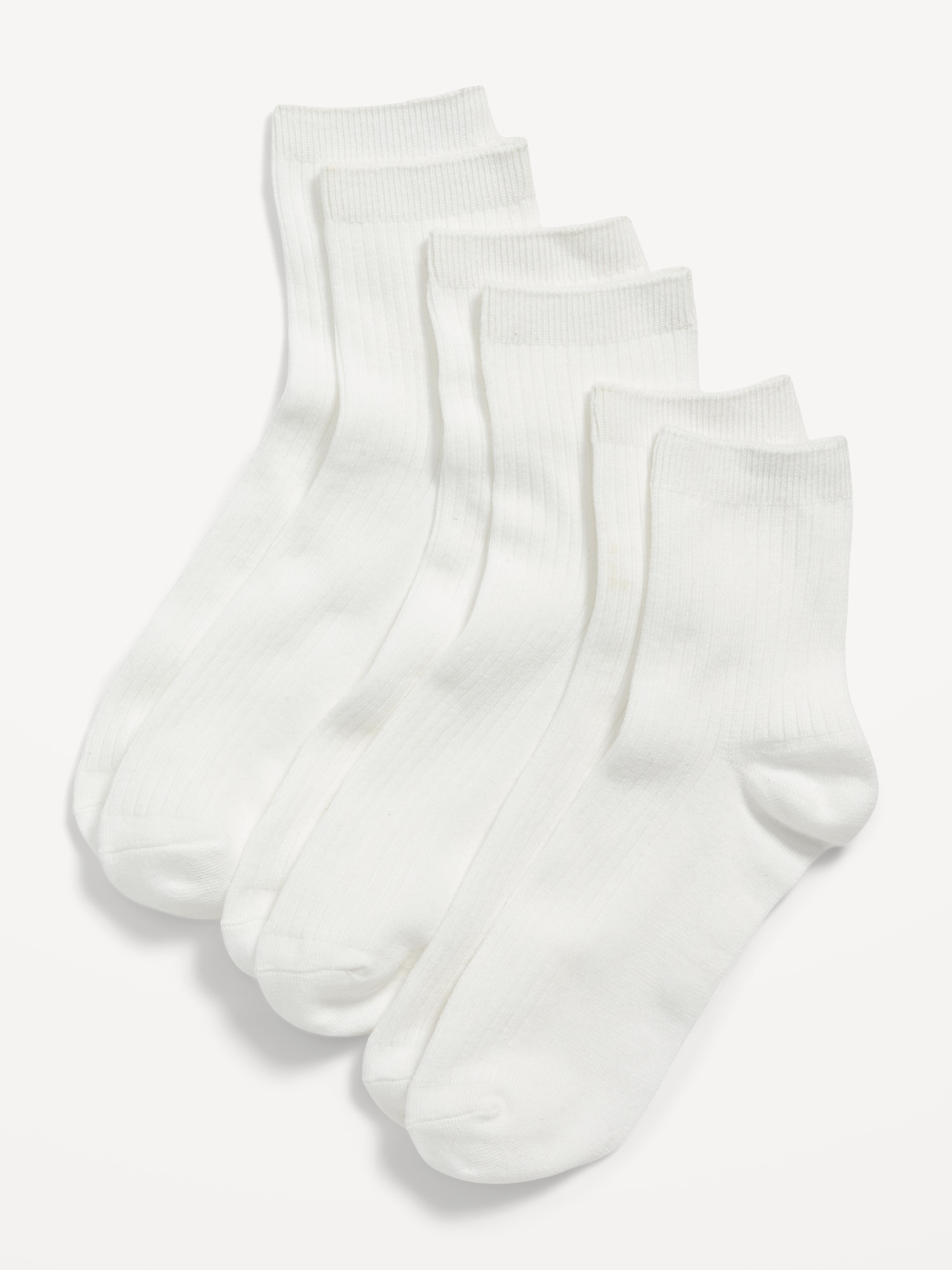 Quarter Crew Socks 3-Pack for Women