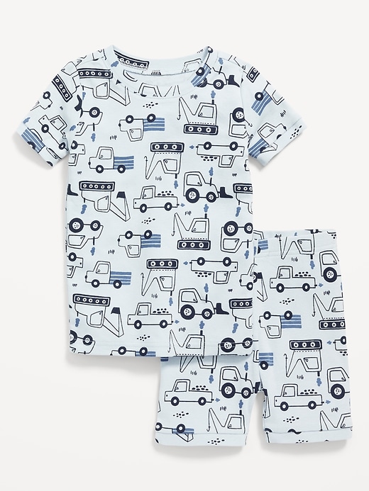 Image number 1 showing, Unisex Snug-Fit Printed Pajama Set for Toddler & Baby
