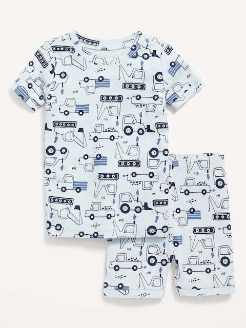 Unisex Snug-Fit Printed Pajama Set for Toddler & Baby
