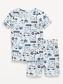 Image number 1 showing, Unisex Snug-Fit Printed Pajama Set for Toddler & Baby
