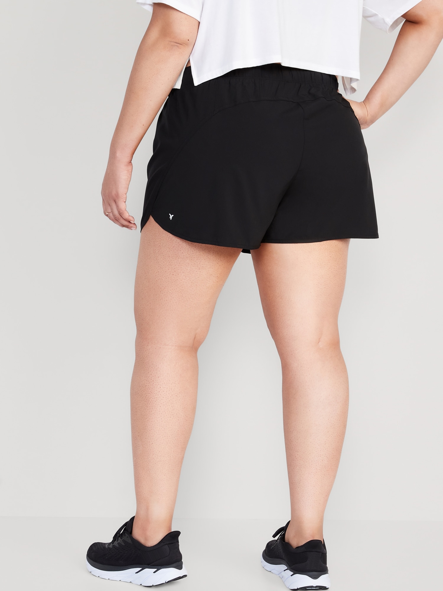 Women's All In Motion Mid-Rise Run Shorts 3 - Black Size Small / NWT
