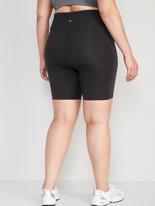 Image number 8 showing, Extra High-Waisted PowerChill Biker Shorts -- 8-inch inseam