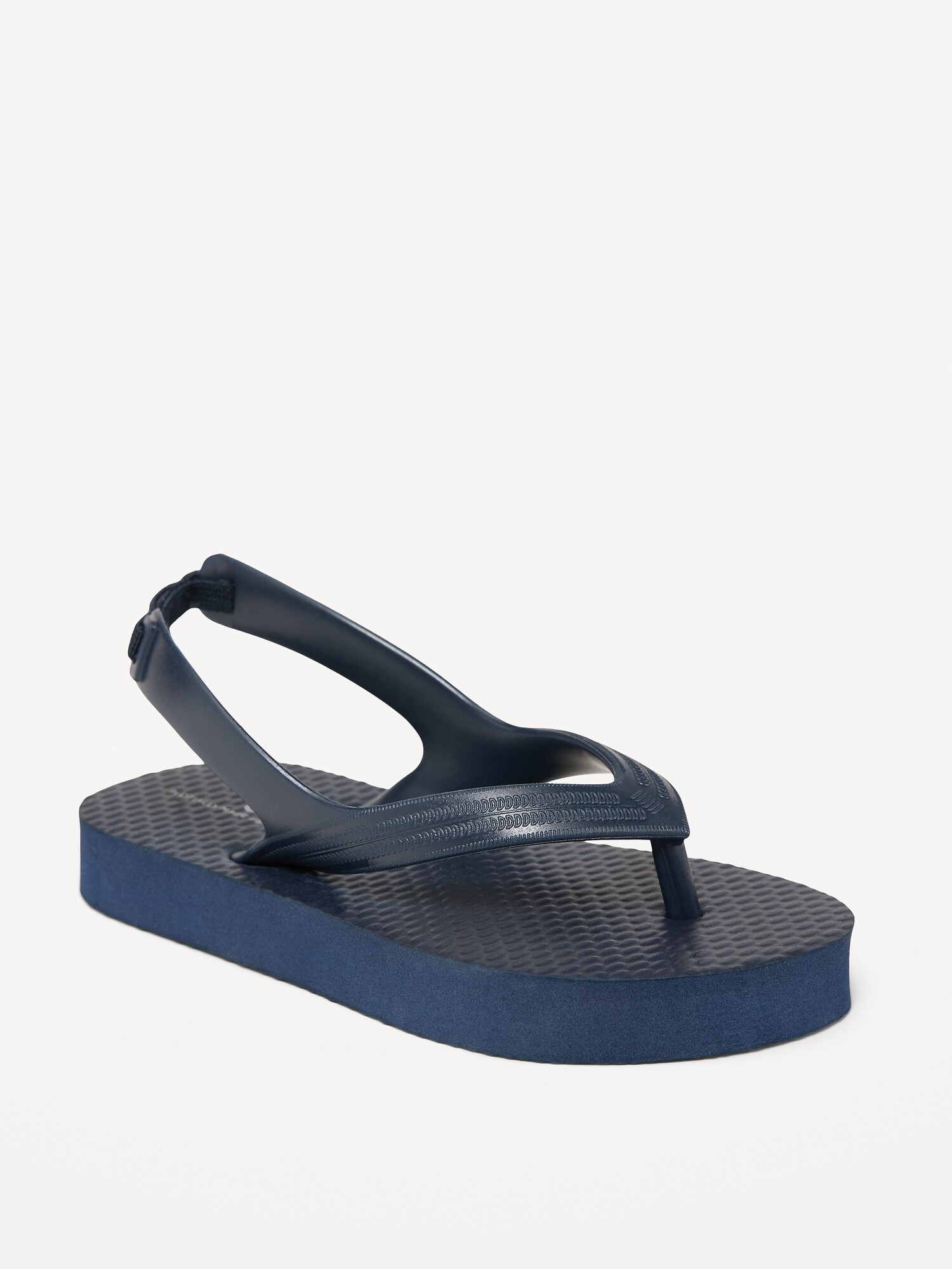 Old Navy Solid Flip-Flops for Toddler blue. 1