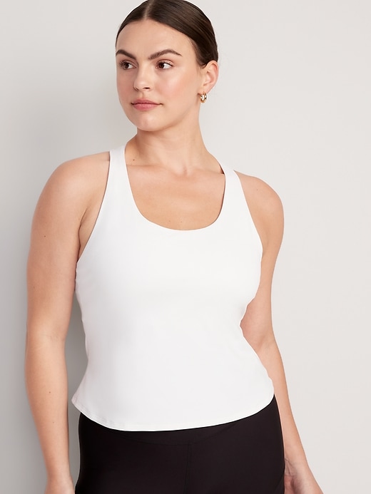 Image number 5 showing, PowerSoft Cropped Racerback Tank Top