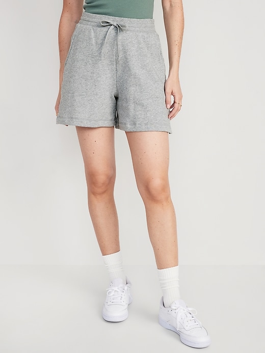 Long sweat shorts on sale womens