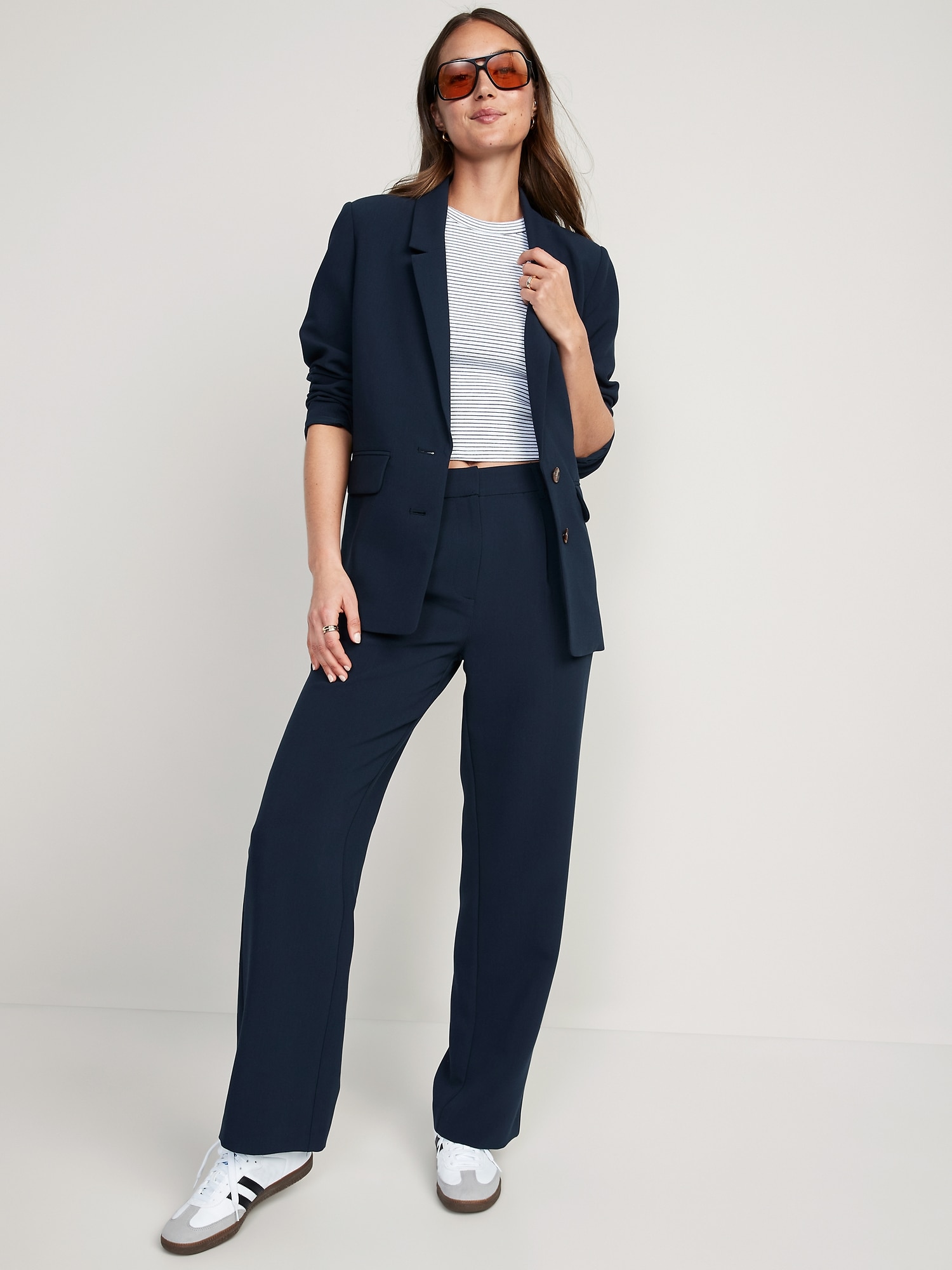 Crepe Suit Blazer