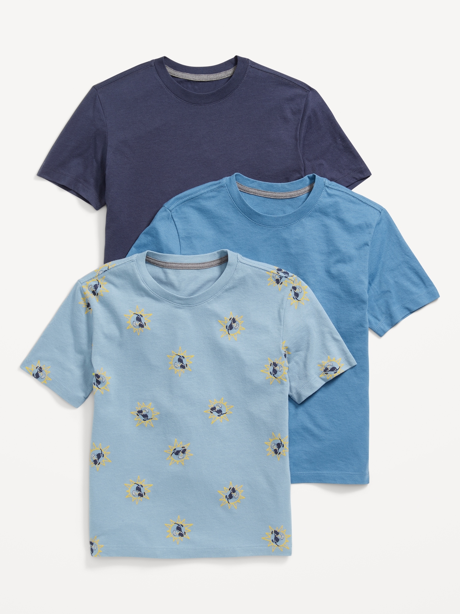 Old Navy Softest Crew-Neck T-Shirt 3-Pack for Boys multi. 1