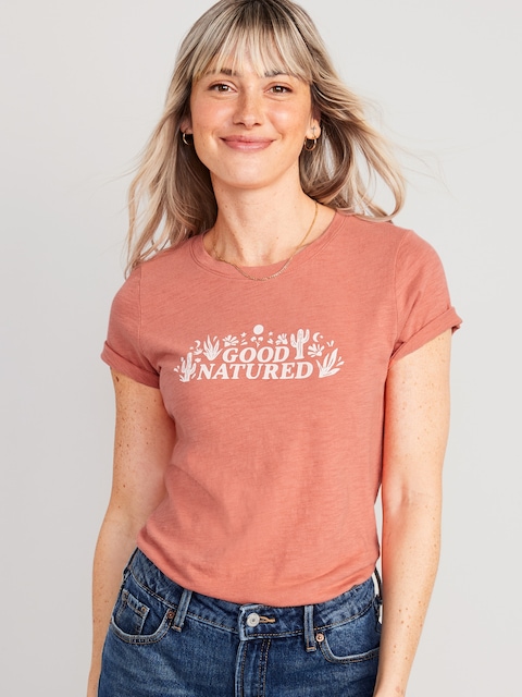 EveryWear Slub-Knit Holiday Graphic T-Shirt