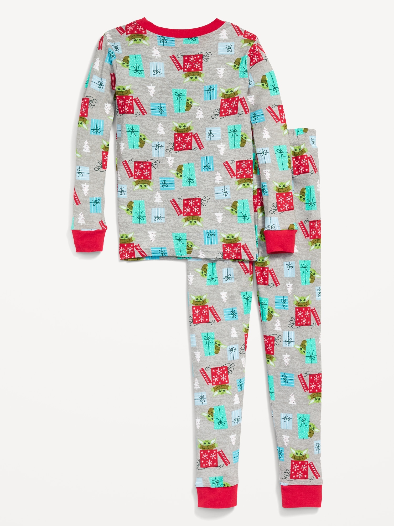 Gender-Neutral Licensed Graphic Snug-Fit Pajama Set for Kids