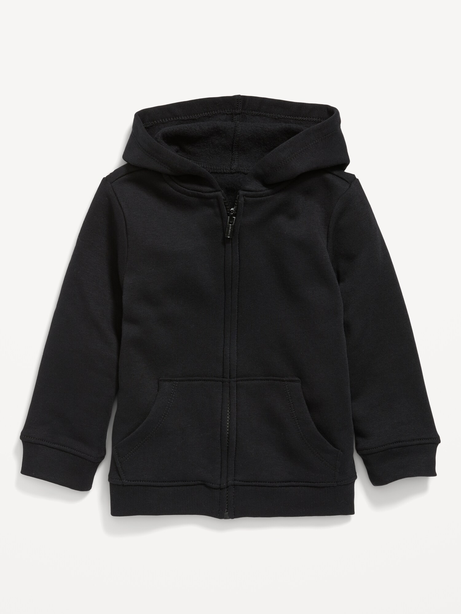 Old Navy Unisex Zip Hoodie for Toddler black. 1