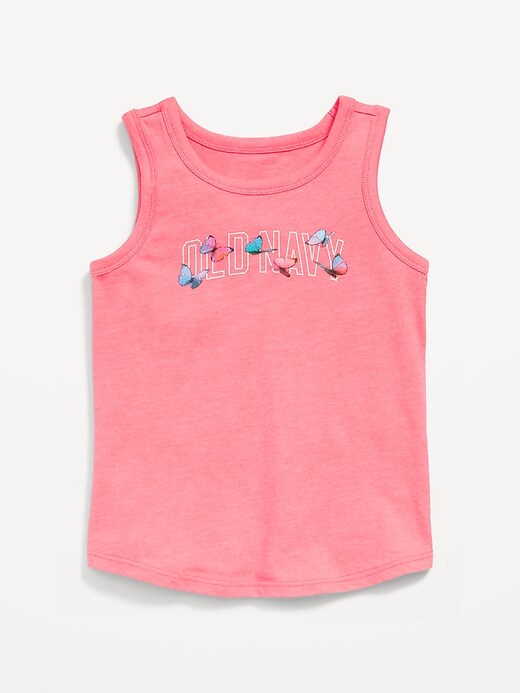 View large product image 1 of 2. Logo-Graphic Tank Top for Toddler Girls