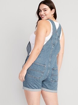 Cute best sale overalls shorts