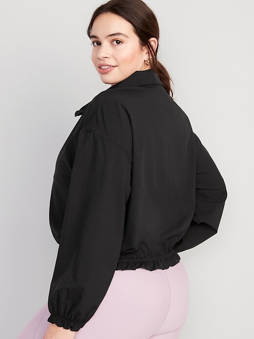 Image number 6 showing, StretchTech Packable Ruffle-Trim Jacket