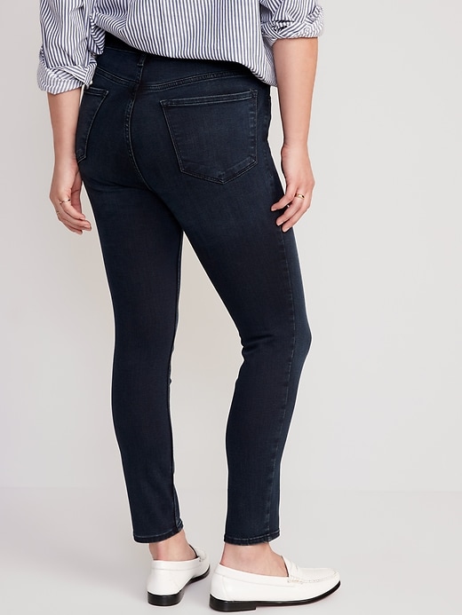 Image number 6 showing, High-Waisted Rockstar Super-Skinny Jeans