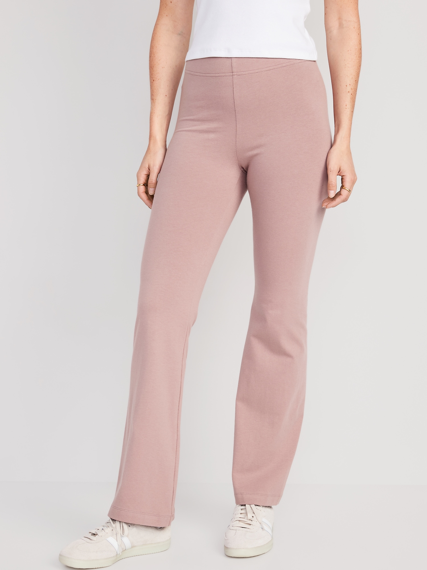 Old Navy High-Waisted Flare Leggings for Women pink - 763284053