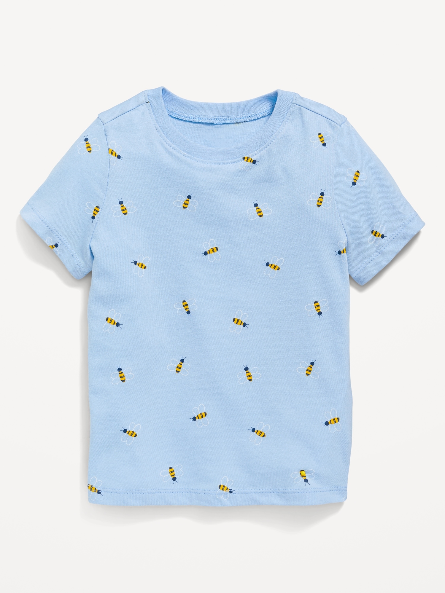 Old Navy Unisex Printed Crew-Neck T-Shirt for Toddler yellow. 1