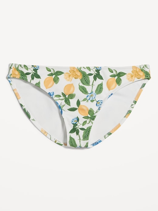 L'image numéro 4 présente Culotte de bikini classique à taille basse assortie pour Femme