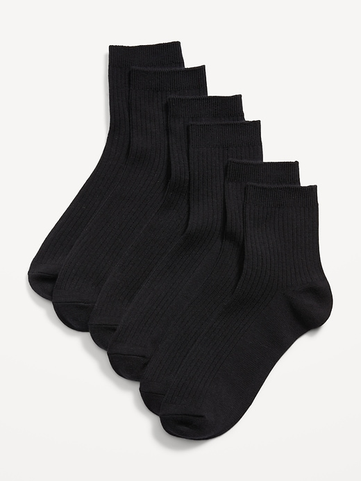 View large product image 1 of 1. Quarter Crew Socks 3-Pack for Women