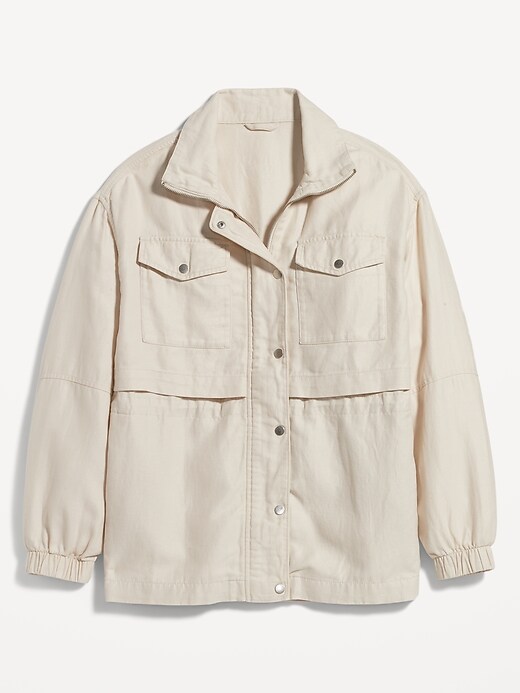 Mid-Length Utility Jacket for Women