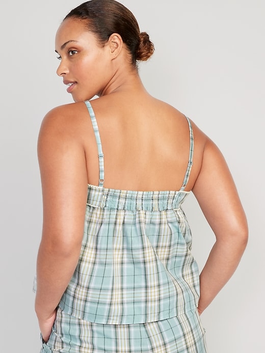 Image number 6 showing, Striped Smocked Pajama Cami Swing Top