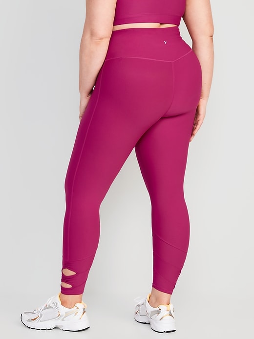 Image number 6 showing, High-Waisted PowerSoft 7/8 Cutout Leggings