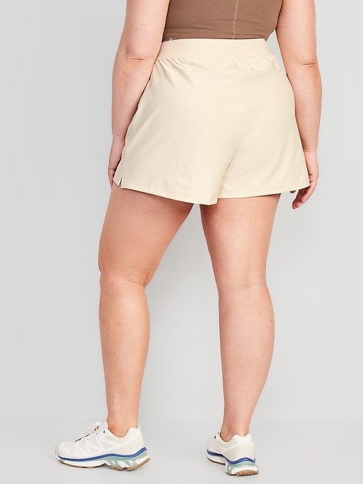 Image number 8 showing, High-Waisted PowerSoft Shorts -- 3-inch inseam