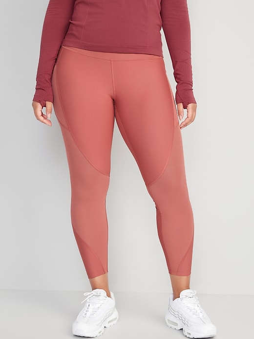 Leggings with mesh side panel - size 8 , Incredible