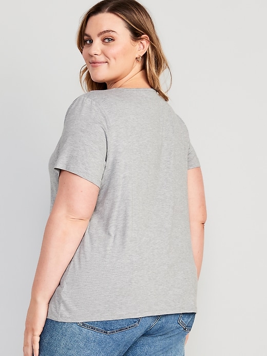 Image number 8 showing, Luxe V-Neck T-Shirt