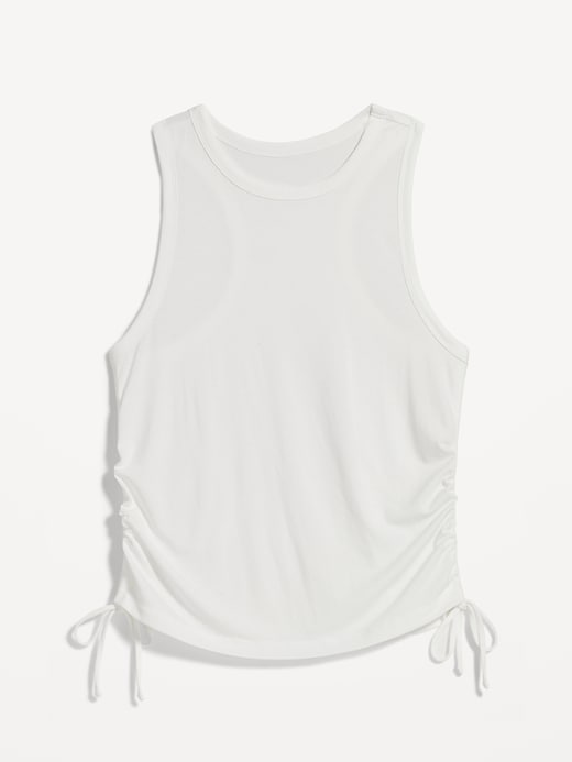 Image number 4 showing, UltraLite Ruched Tie Tank Top