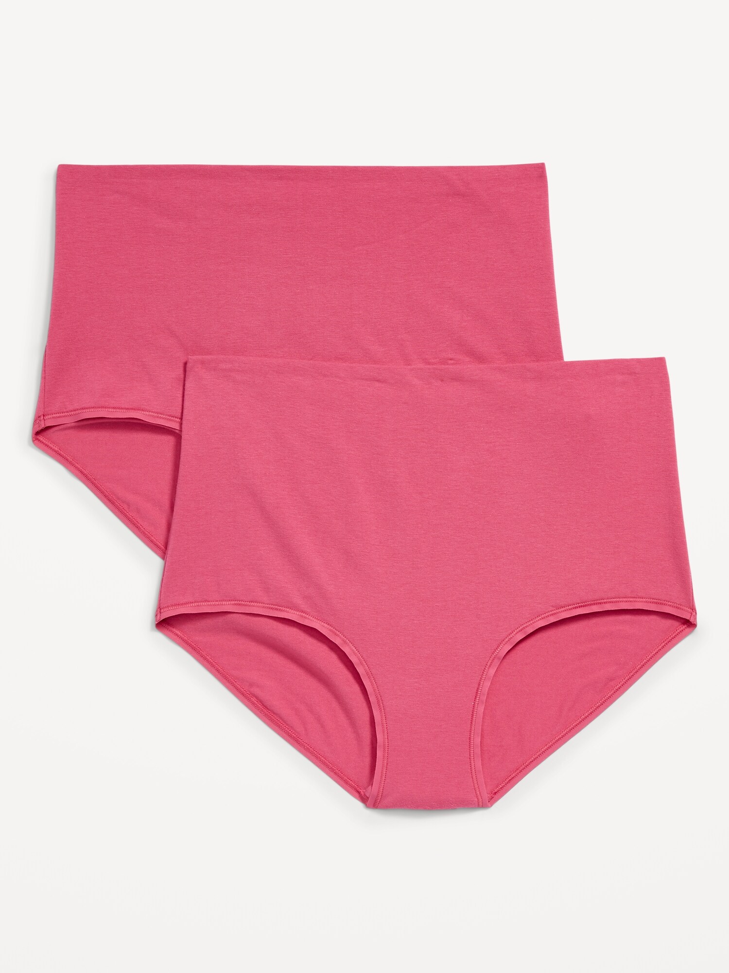 Maternity 2-Pack Rollover-Waist Jersey Hipster Underwear