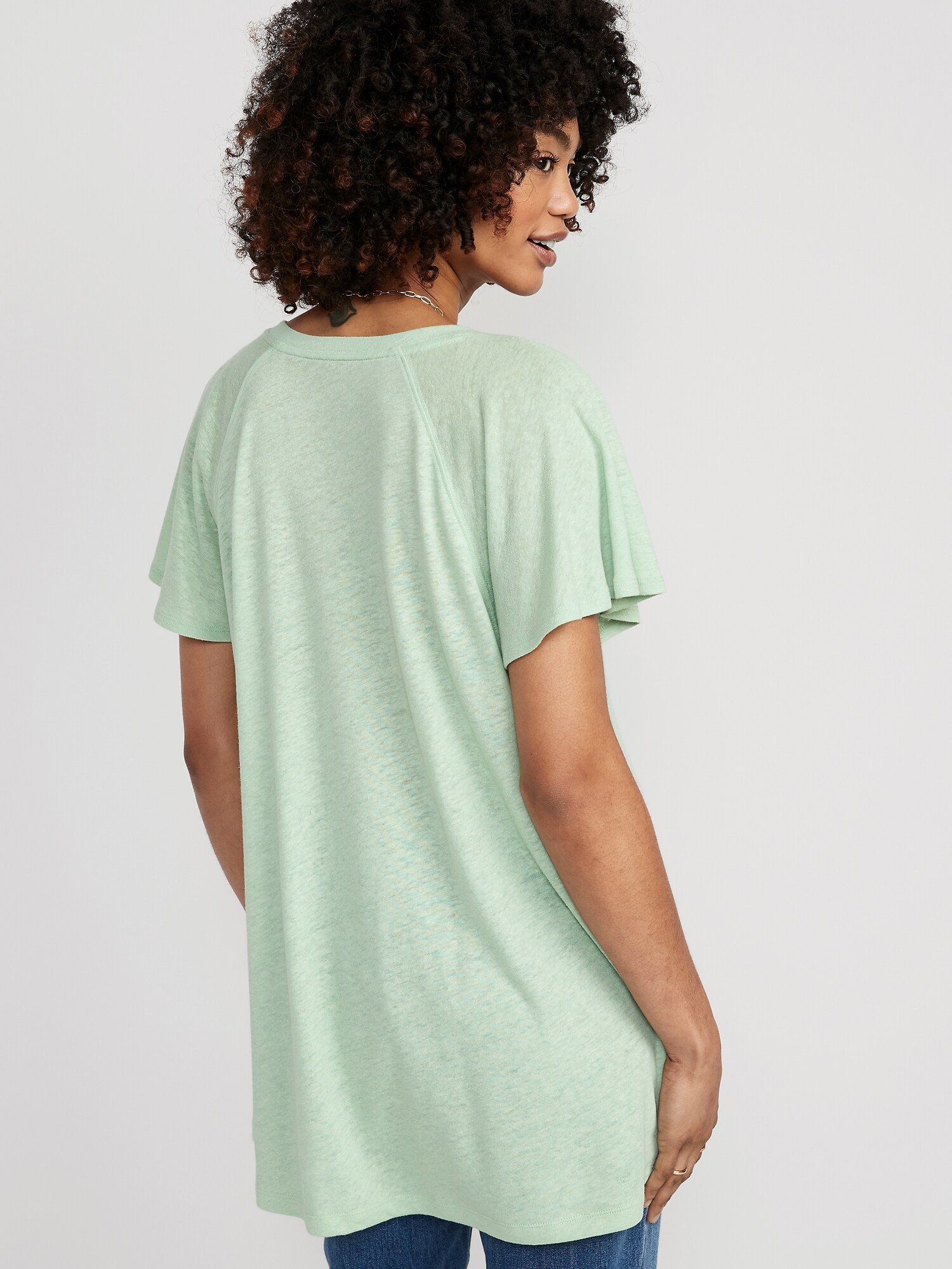 oversized v neck t shirt womens