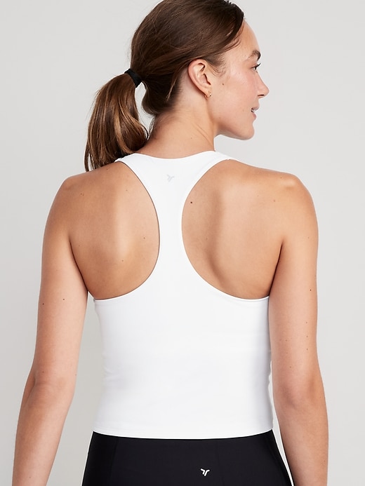 Image number 2 showing, PowerSoft Cropped Racerback Tank Top
