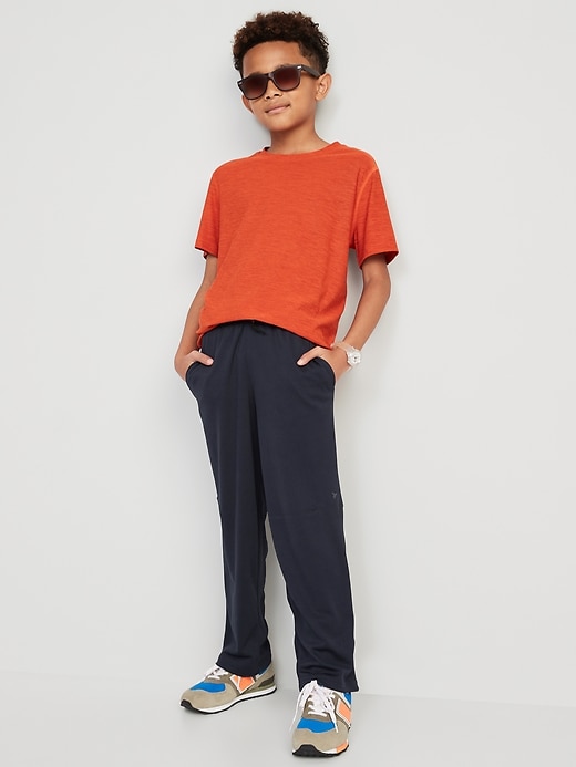 View large product image 2 of 4. Go-Dry Cool Mesh Track Pants for Boys