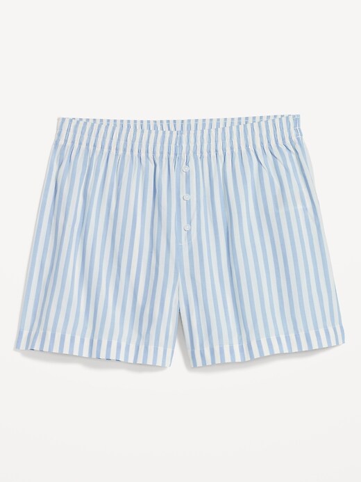 Image number 4 showing, Matching High-Waisted Printed Pajama Boxer Shorts - 3.5-inch inseam