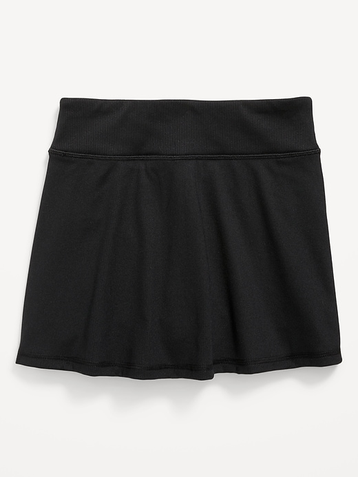 High-Waisted Rib-Knit Side-Slit Performance Skort for Girls | Old Navy