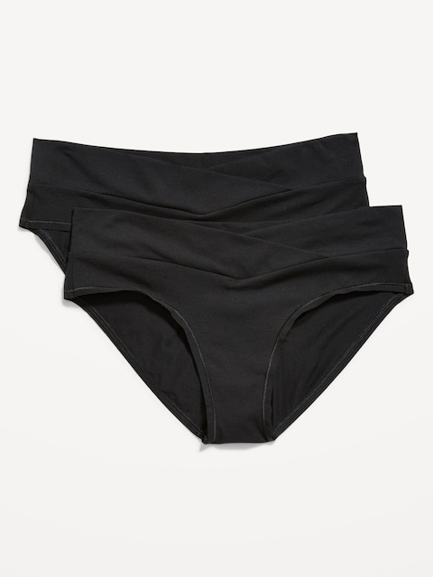 Maternity Low-Rise Bikini Underwear 2-Pack