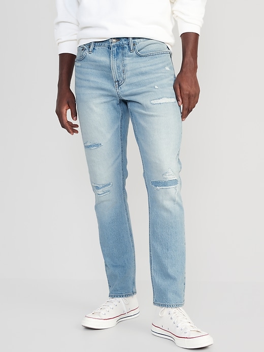 Image number 1 showing, Slim Built-In Flex Ripped Jeans