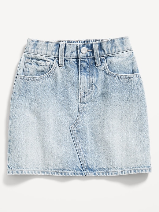 Voir une image plus grande du produit 1 de 2. Jupe en denim à taille haute pour Fille