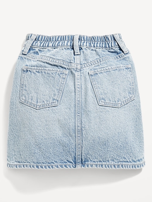 Voir une image plus grande du produit 2 de 2. Jupe en denim à taille haute pour Fille