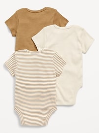 Image number 2 showing, Unisex Bodysuit 3-Pack for Baby