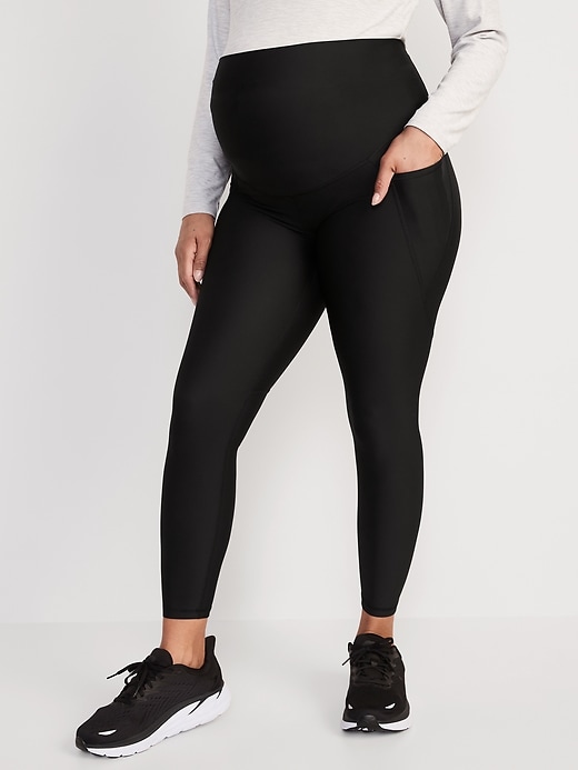 H&M Sparkly Stretchy Pants Size: Large Basically - Depop