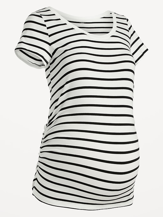 Image number 4 showing, Maternity Scoop-Neck T-Shirt
